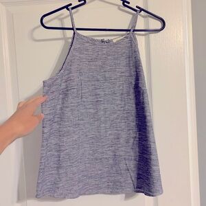 Denim colored tank top.  Women’s small